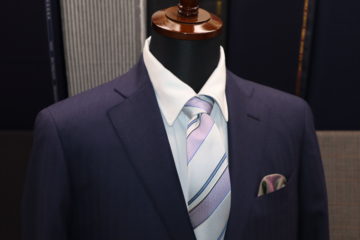 綺麗な紺のドーメル15POINT7スーツ｜Fashion AT Men'sの画像